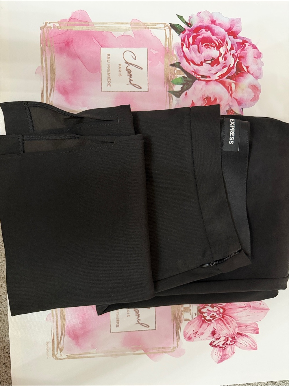 Express Skyscraper Black Dress Pants - Picture 3 of 3